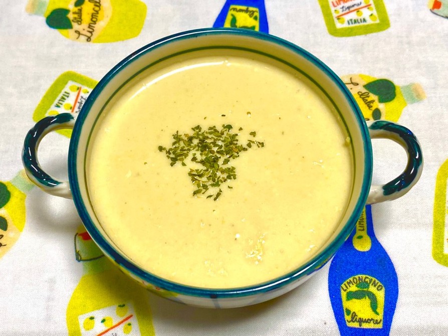 とうもろこし ＆ さつまいもの冷製スープの画像