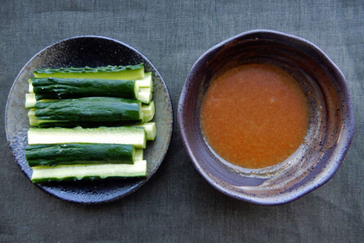 きゅうりスティックと味噌マヨだれ レシピ 作り方 By 北国の自然農畑 クックパッド 簡単おいしいみんなのレシピが361万品