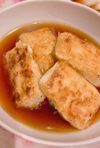 超簡単★ピリ辛ニンニク風味の揚出し豆腐