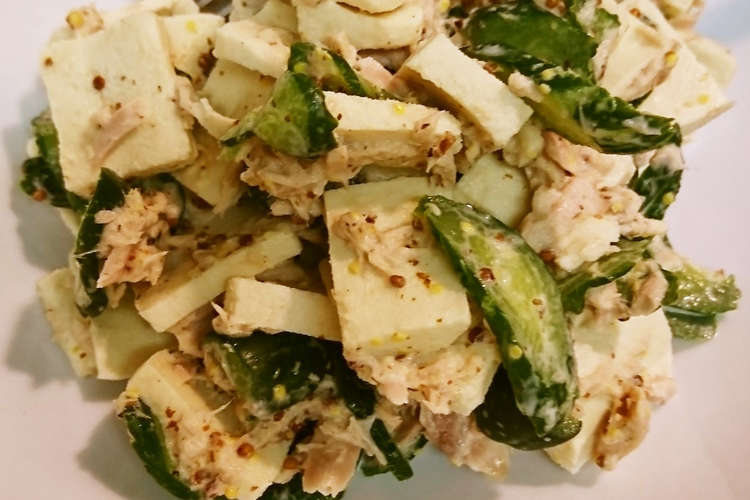 高野豆腐キュウリツナサラダ レシピ 作り方 By 赤紫芋介 クックパッド 簡単おいしいみんなのレシピが350万品