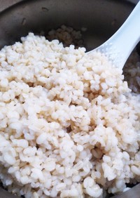 シャトルシェフ玄米ともち麦1対1の炊き方