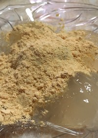 普通のわらび餅　わらび餅粉を使いました。