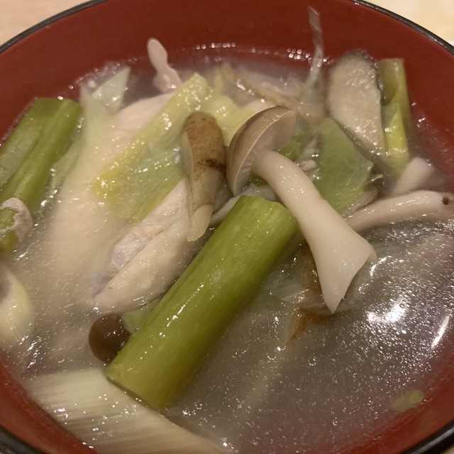 参鶏湯風スープ 米なし レシピ 作り方 By さとうすいこ クックパッド