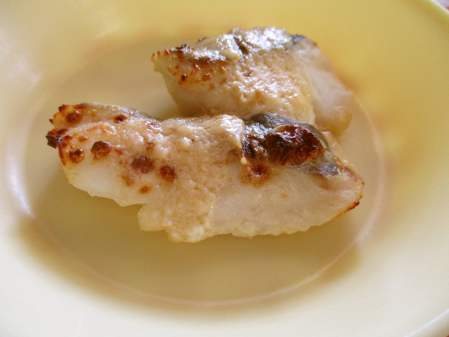 白身魚の味噌マヨ焼き