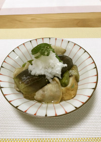 【野菜ソムリエ】京山科なすの煮びたし