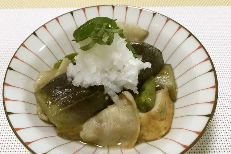 野菜ソムリエ 京山科なすの煮びたし レシピ 作り方 By 京都府 クックパッド