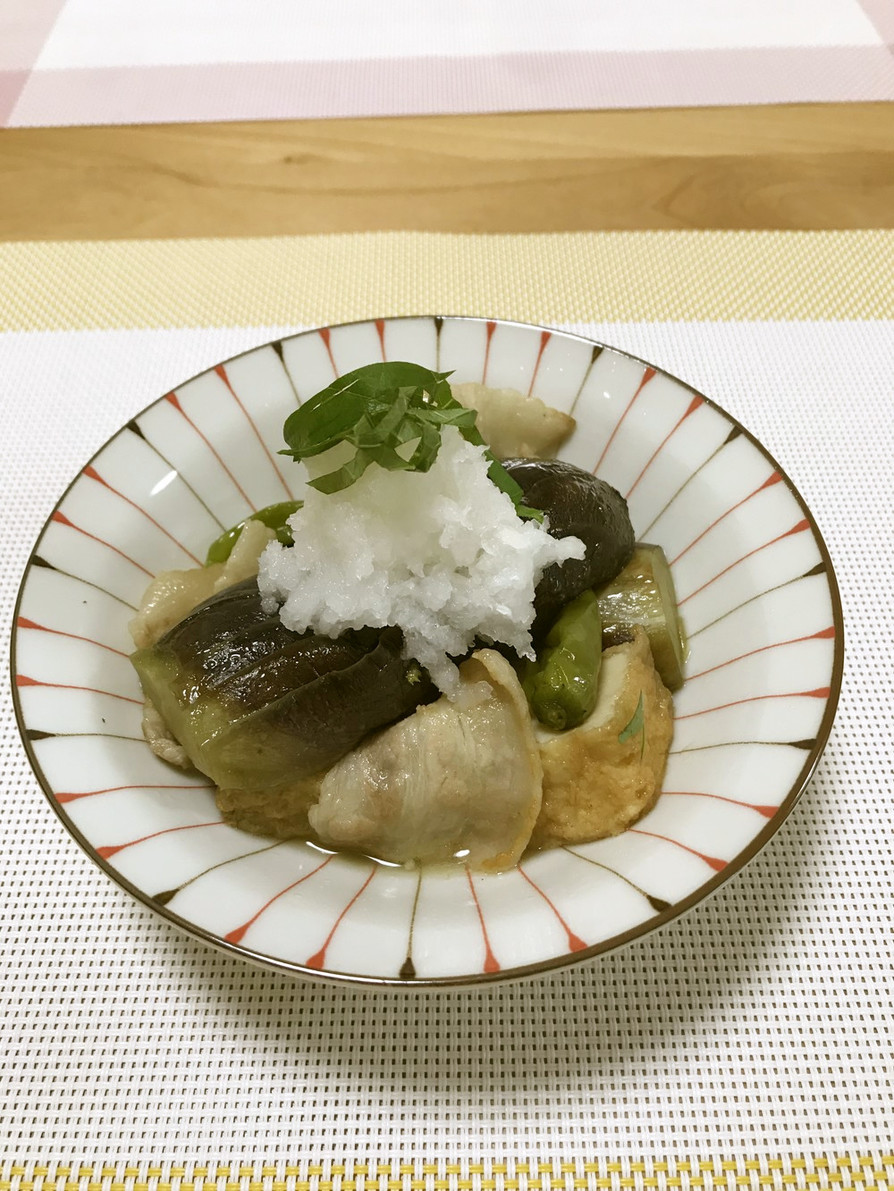 【野菜ソムリエ】京山科なすの煮びたしの画像