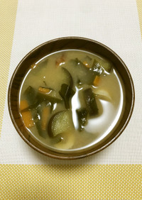 【野菜ソムリエ】京山科なすの味噌汁