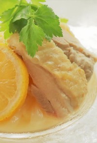 暑い夏に！爽やか風味の鶏レモン冷麺
