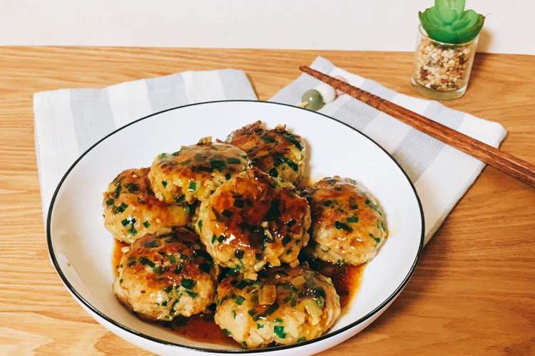 簡単 豚ひき肉とニラのつくねバーグ レシピ 作り方 By 柴犬のお顔 クックパッド 簡単おいしいみんなのレシピが360万品