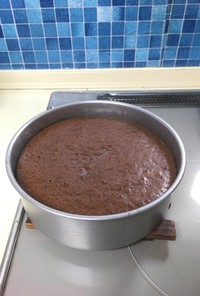 ベイクドチョコレートチーズケーキ