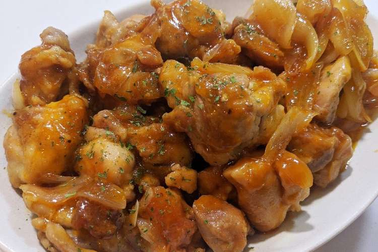 鶏もも肉と玉ねぎのケチャップ炒め レシピ 作り方 By あーるカワイ クックパッド 簡単おいしいみんなのレシピが360万品