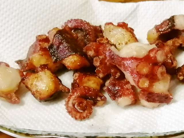 油のハネにくい 美味しいタコのから揚げ レシピ 作り方 By 赤穂あらなみ塩 クックパッド 簡単おいしいみんなのレシピが359万品