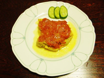 鶏ソテー・トマトアプリコットソース本格派の写真