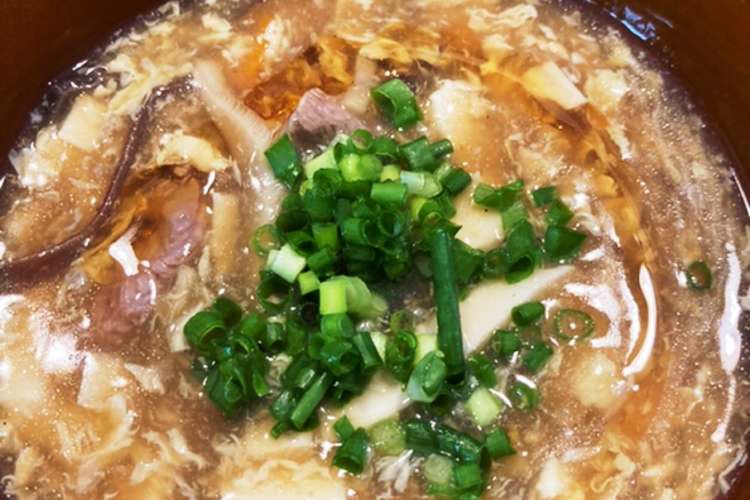 本格酸辣湯 サンラータン スープ レシピ 作り方 By ドジなジロー クックパッド 簡単おいしいみんなのレシピが352万品