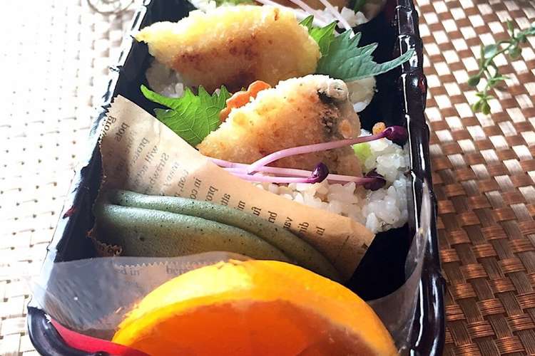 サーモンチーズカツおにぎらず弁当 詰め方 レシピ 作り方 By Lunadrop クックパッド