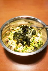 きゅうり納豆腐サラダ(アボカド入り)