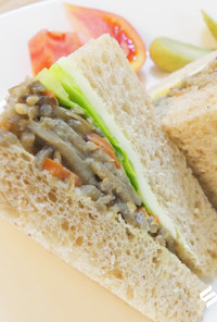 【腸活】ごぼうサラダのサンドイッチ