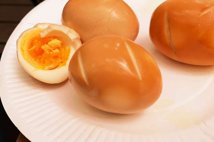 キャンプ飯 お手軽当日仕込 ゆで卵の燻製 レシピ 作り方 By ちーごろー クックパッド