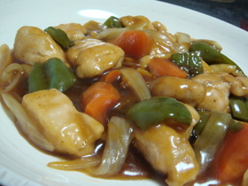 カンタン中華◎炒め揚げ酢鶏or酢豚