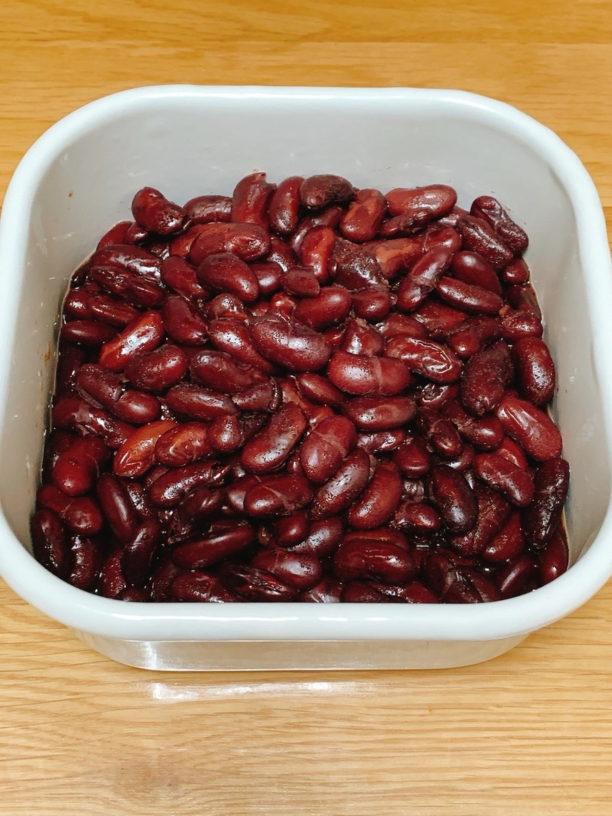 レッドキドニー(赤いんげん豆)煮の画像