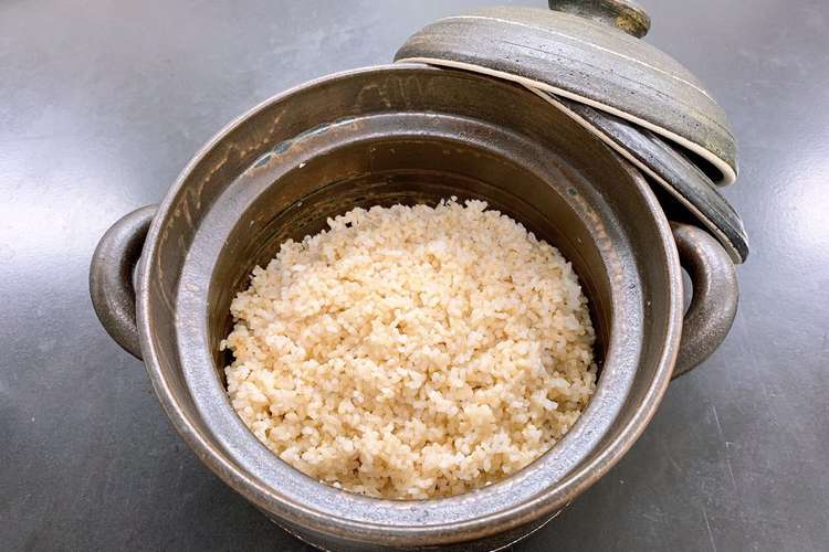 土鍋 Gaba玄米 美味しい炊き方 レシピ 作り方 By 食協株式会社 クックパッド