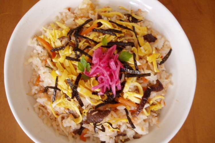 ヘルシー たけのこのちらし寿司 レシピ 作り方 By かばぽん クックパッド