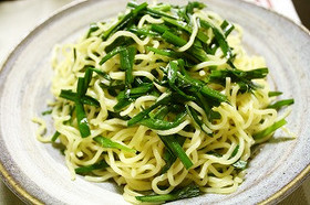 3分で作れちゃう★ニラつけ麺