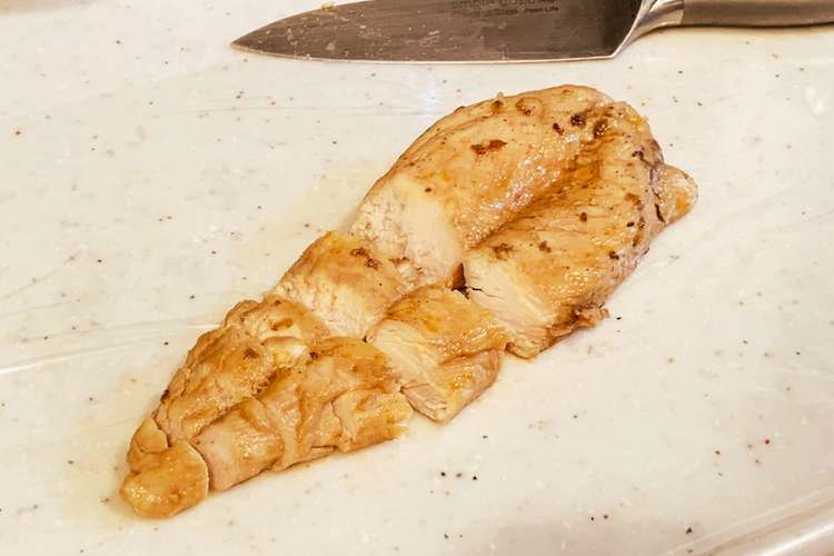 レンジで！サラダチキン(よだれ鶏風味) レシピ・作り方 by あいかฅ・ω・ฅ 【クックパッド】