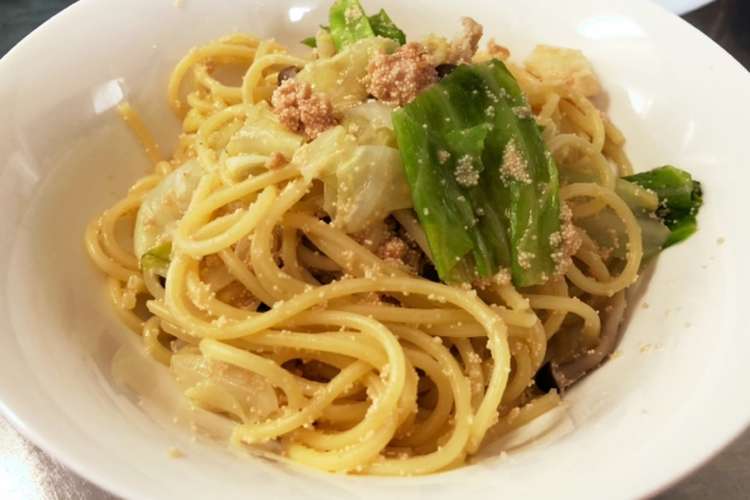 簡単 キャベツとたらこバター醤油パスタ レシピ 作り方 By Marichoco クックパッド 簡単おいしいみんなのレシピが360万品
