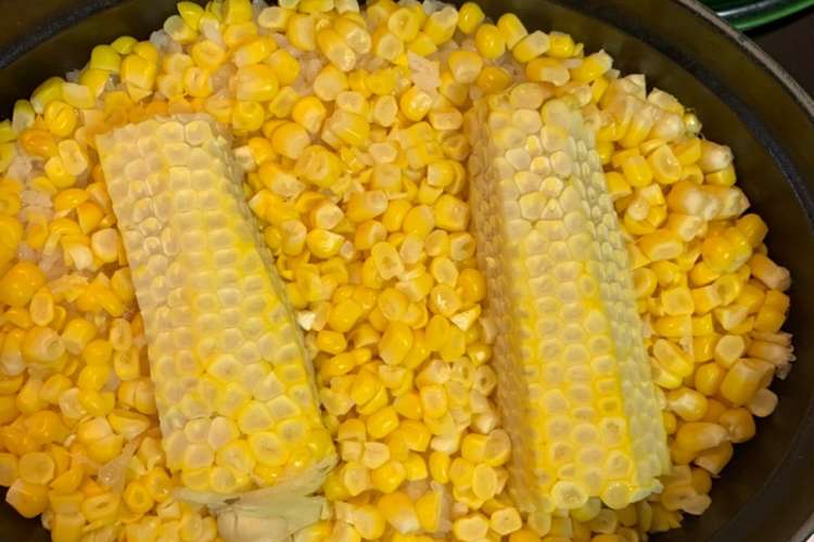 Staubでとうもろこしご飯 レシピ 作り方 By Susie クックパッド 簡単おいしいみんなのレシピが360万品