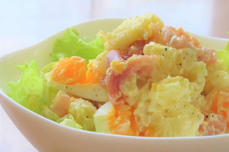 生ハムと半熟卵とレタスのポテトサラダ レシピ 作り方 By ﾋﾟｰさんのﾟｰﾟﾟ クックパッド 簡単おいしいみんなのレシピが364万品