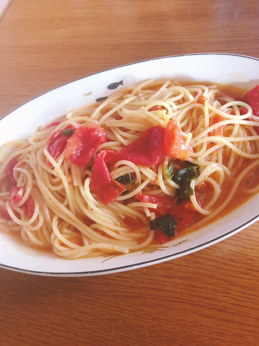 ワンパン  トマトスープパスタ♡超簡単の画像