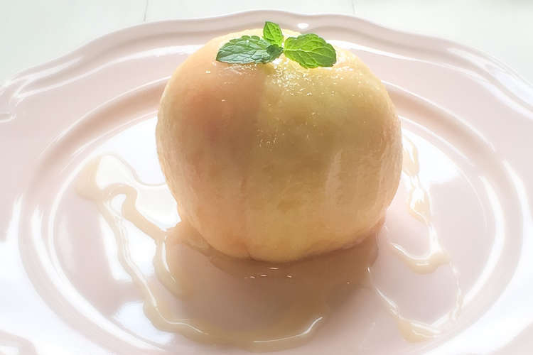 丸ごと桃の韓国発祥デザート グリークモモ レシピ 作り方 By フォレストヒル クックパッド 簡単おいしいみんなのレシピが357万品