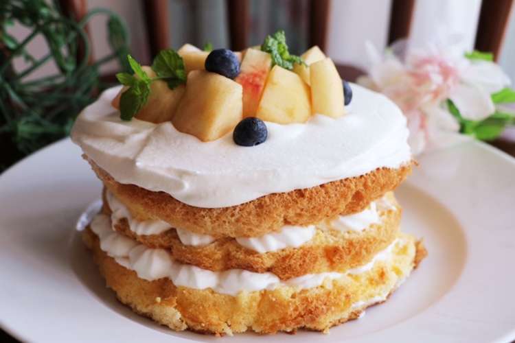 焼かないケーキ フルーツネイキッドケーキ レシピ 作り方 By Maron クックパッド