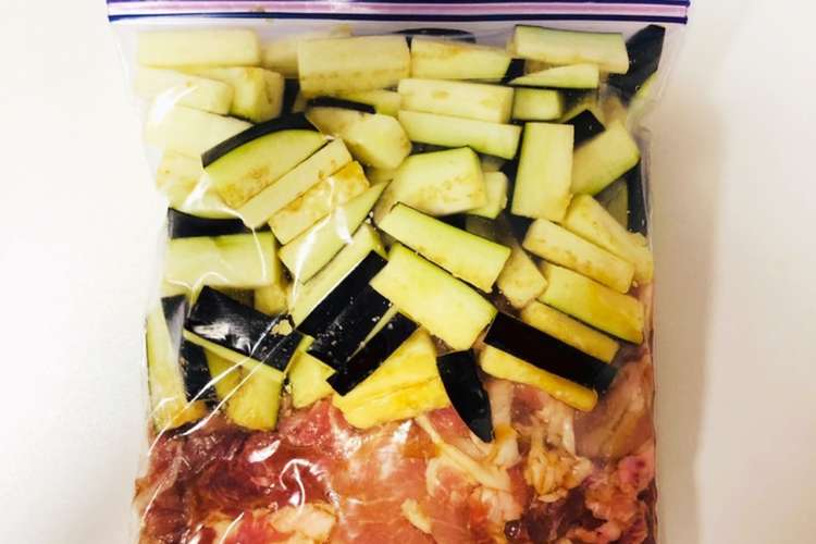 下味冷凍 なすと豚コマのポン酢炒め レシピ 作り方 By かけだしの主婦 クックパッド 簡単おいしいみんなのレシピが355万品