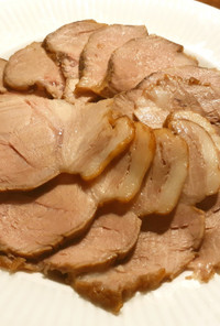 塩麴でブライン液　作り置き常備菜の焼豚