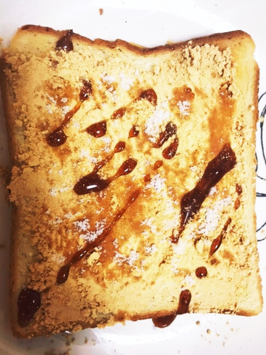 まるで給食の揚げパン★簡単きなこトーストの画像