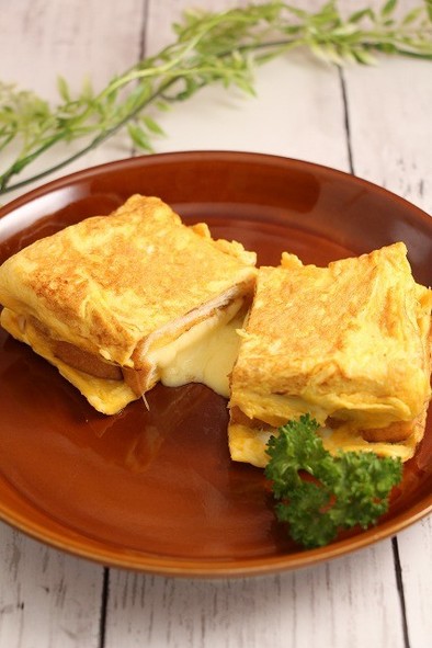 簡単！ワンパントースト☆チーズの写真