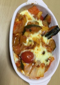鶏肉と野菜のチーズ焼き