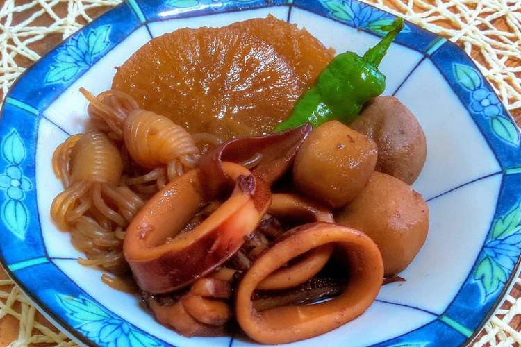 めんつゆで簡単旬のスルメイカと大根の煮物 レシピ 作り方 By てりやきキッチン クックパッド