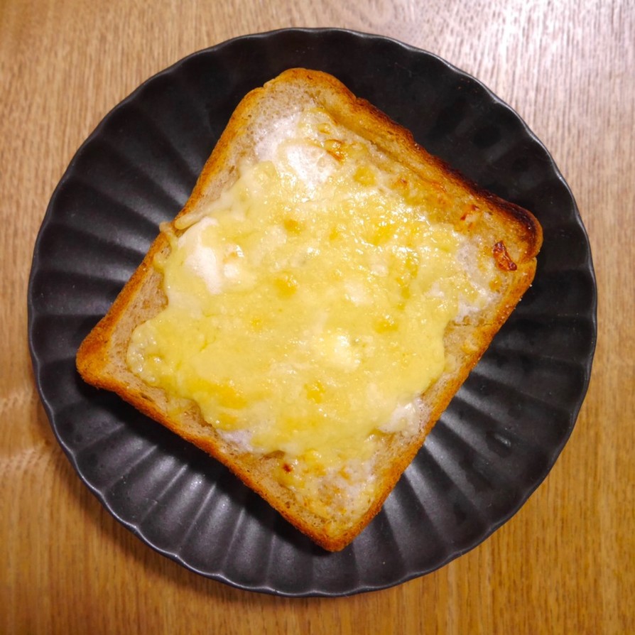幸せのメープル塩バターチーズトースト♡の画像