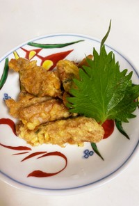 マグロ漬け汁の天ぷら