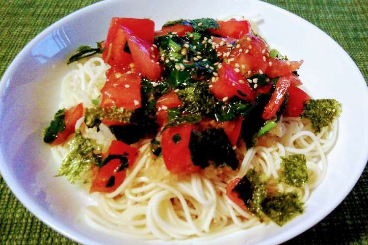 簡単 ぶっかけひやむぎ レシピ 作り方 By ますみん26 クックパッド 簡単おいしいみんなのレシピが360万品