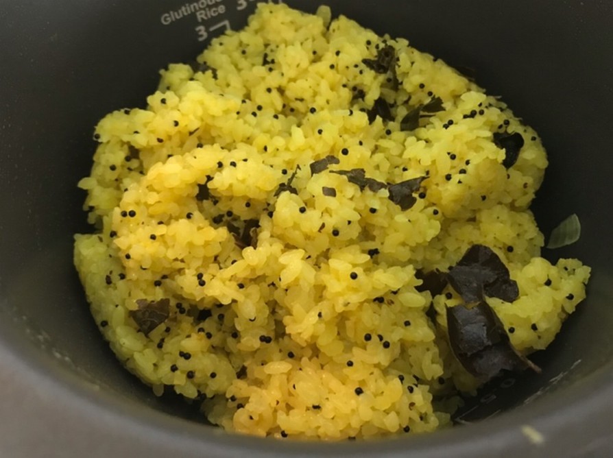 炊飯器で作るインド風レモンライスの画像