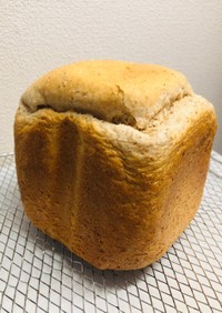 HBで全粒粉40%食パン
