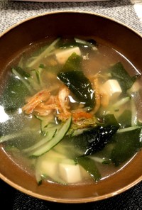 夏にぴったり☆冷麺風冷製スープ！