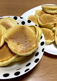 簡単に出来るふわふわミニホットケーキ