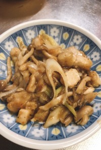 鶏モモ肉のネギポン酢マヨ炒め