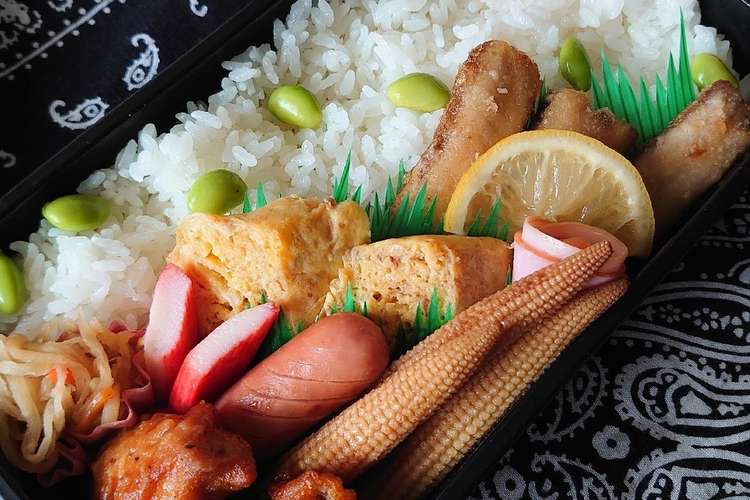 8 4 サンマ竜田揚げ 弁当 レシピ 作り方 By Ran6312 クックパッド 簡単おいしいみんなのレシピが352万品